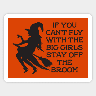 Stay off the Broom Sticker